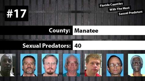List: Florida counties with the most sexual predators