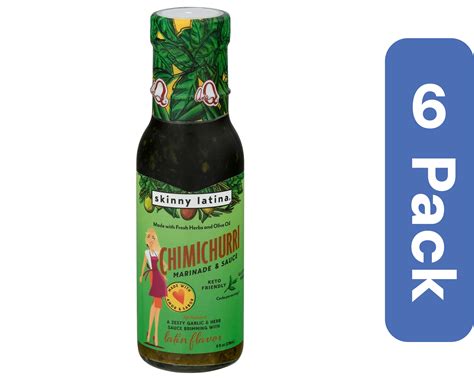 Skinny Latina Chimichurri Marinade 8 oz (Pack Of 6) - Walmart.com