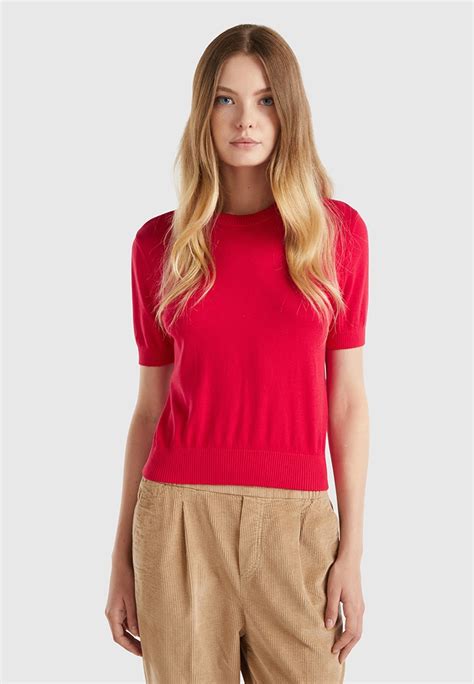 Джемпер United Colors of Benetton, цвет: красный, RTLADQ947001 — купить ...