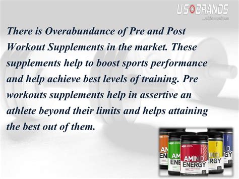 PPT - Is Pre and Post Workout Supplements Useful? PowerPoint
