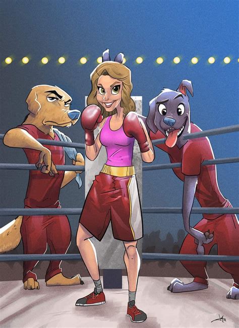 artstation boxing mom