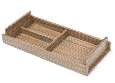 Wood Collection Универсальный деревянный лоток Орех — SanWorld.ru