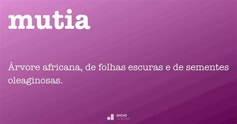 mutia dicio dicionario  de portugues