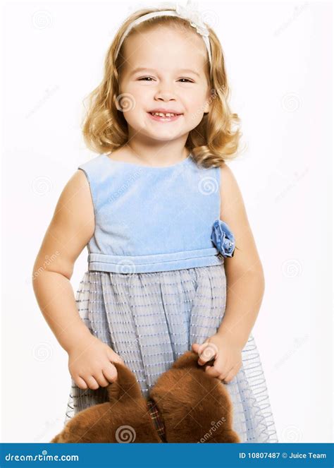Lovely little girl stock image. Image of face, cute, happy - 10807487