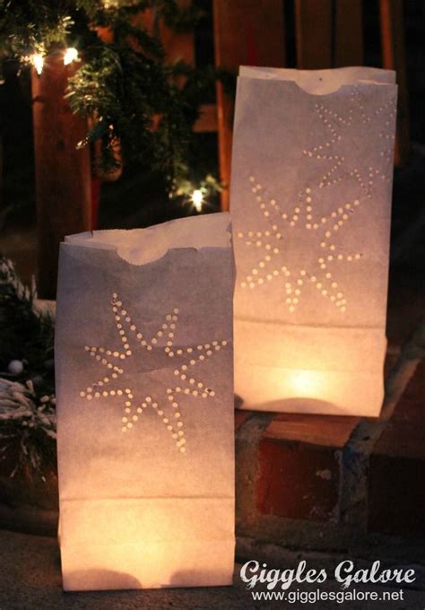 Diy paper bag luminaries – Artofit