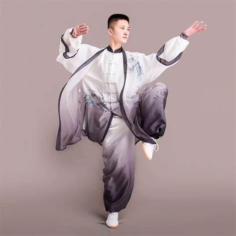 Taichi Uniform Tai Chi Clothing Male Men Tai Chi Uniform Kung Fu ...