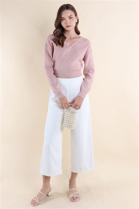 MIRELLE SEAMLESS TROUSERS IN WHITE | NEONMELLO
