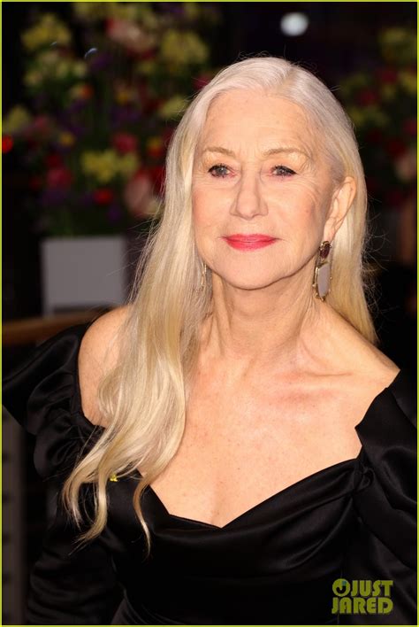 Helen Mirren Wears Her Hair Down In Rare Move For 'Golda' Premiere in ...