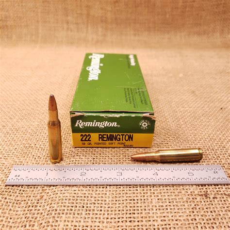 Remington 222 Rem. 50GR Ammunition | Box of 20 | Old Arms of Idaho, LLC
