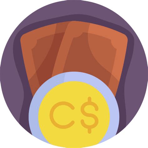 Canadian dollar bqlqn Flat icon