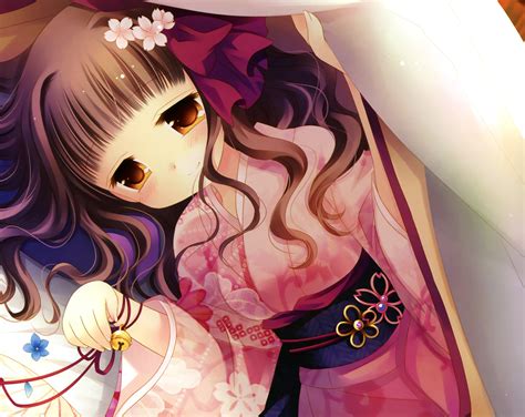 Download Midori Kusunoki Anime Higanbana No Saku Yoru Ni HD Wallpaper