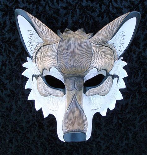 custom red wolf mask  merimask  deviantart