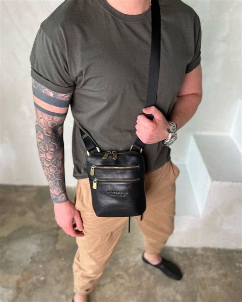 men travel bag leather 6