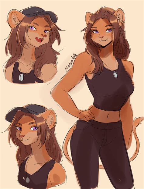 #334272 - safe, artist:nonoka917, oc, oc only, big cat, feline, lion