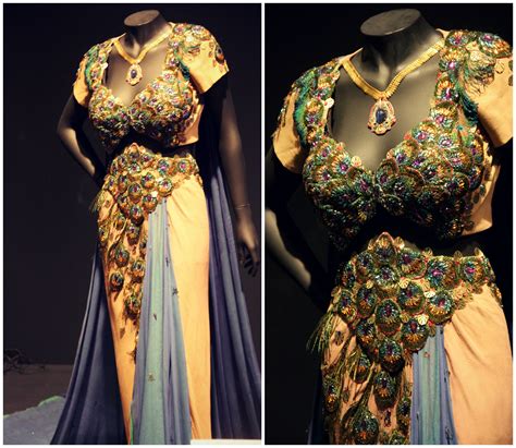 Delilah costume, a peacock gown, designed by Edith Head for film Samson