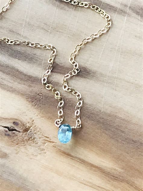 Moss Aquamarine Choker Choker Necklace Aquamarine Necklace | Etsy