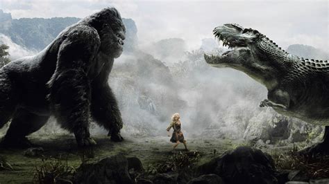 Epic Showdown: King Kong (2005) HD Wallpaper
