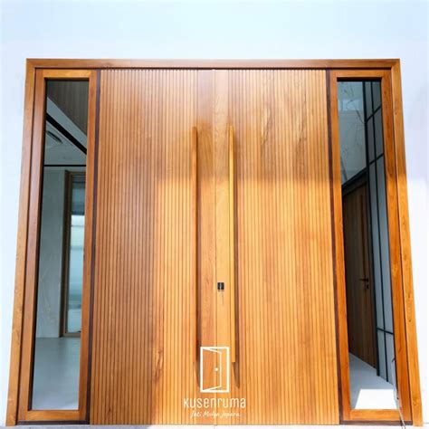 inspirasi model pintu minimalis  kayu  pintu terbaru