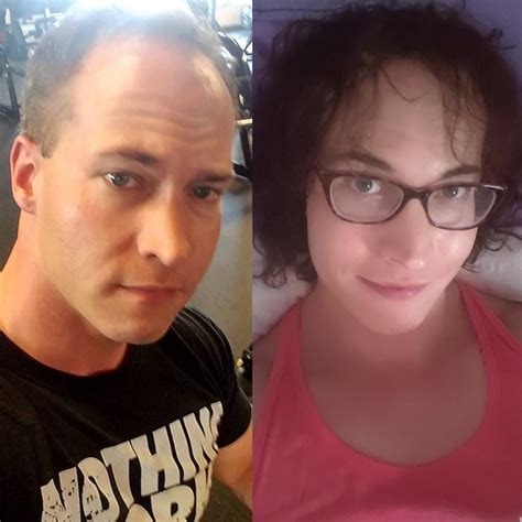 Taken two years apart- from scared, lost, uncertain, to glowing after