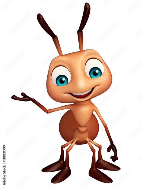cute ant funny cartoon character stock illustration adobe stock