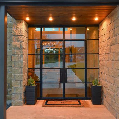 GID Iron French Patio Double Door With Sidelights and Transom