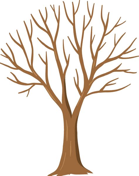Simple tree with no leaves 3359358 Vector Art at Vecteezy