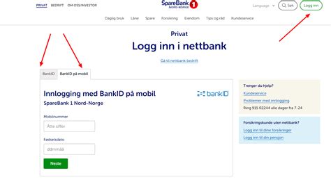 sparebank  nord norge logg inn