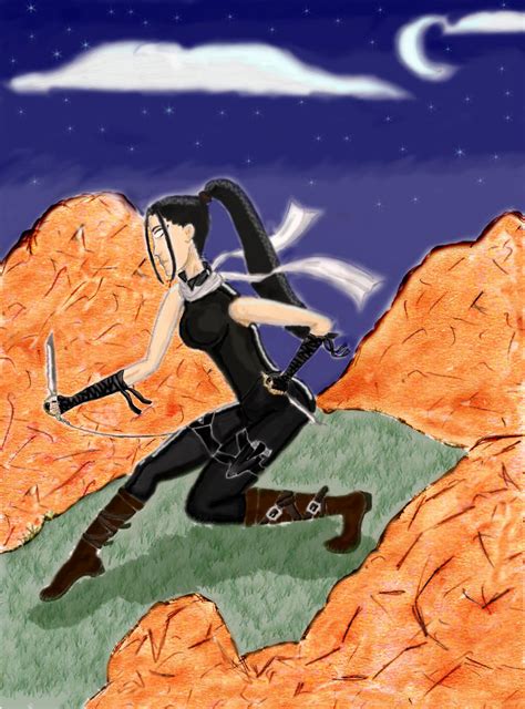 Ninja girl by Kookookachoogotskrew on DeviantArt