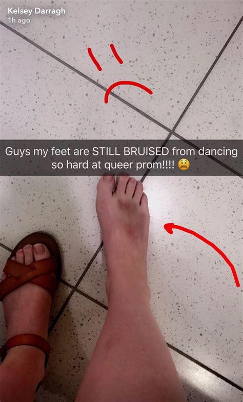 Kelsey Darragh's feet