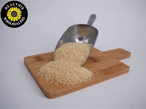 sugar raw organic cane healthiewholesalers