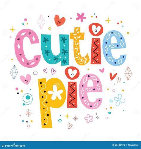 Cutie Pie Stock Illustrations – 61 Cutie Pie Stock Illustrations