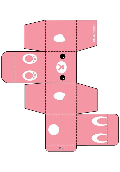 húsvéti doboz sablon Printable Box, Printables, Printable Templates ...