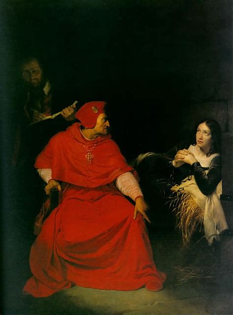Жанна Д Арк в темнице, 1824 (картина) — Поль Деларош