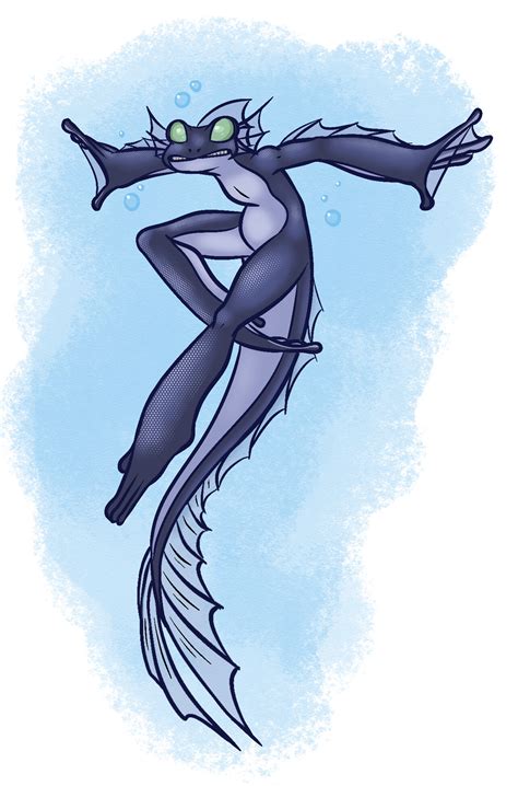 ArtStation - Character Design : Anthropomorphic Sea Monster Posing