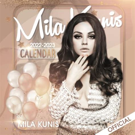 Mila Kunis 2022 Calendar: OFFICIAL Mila Kunis calendar 2022 Weekly ...