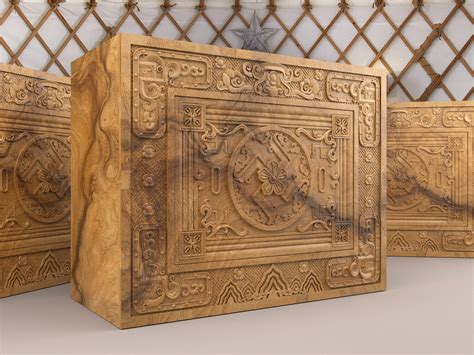 ArtStation - Khas avdar /Traditional furniture/ Хас авдар