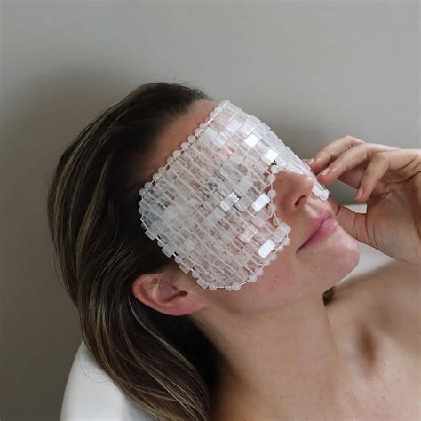 Hayou Clear Quartz Crystal Eye Mask - SHÈN