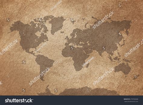 Map World Stock Photo 279702668 | Shutterstock