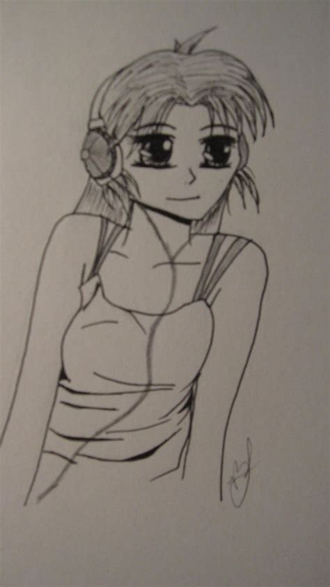 Anime Girl Headphones by Deadberri on DeviantArt