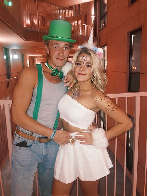 Unicorn costume // Halloween // college // couple costume idea