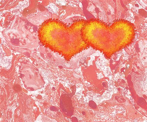 Valentine Heart, Hand Painted Stock Illustration - Illustration of ...