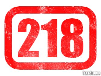 218 Text Effect and Logo Design Number
