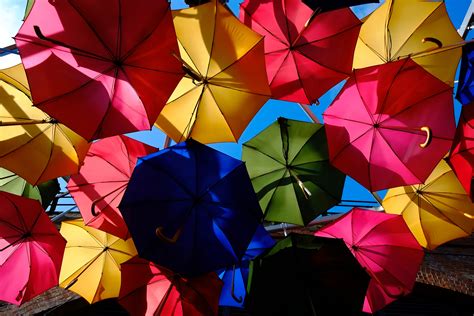 Colorful Umbrellas Royalty-Free Stock Photo