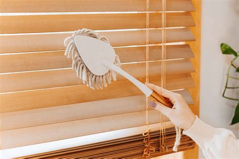 how to clean wooden blinds without removing them