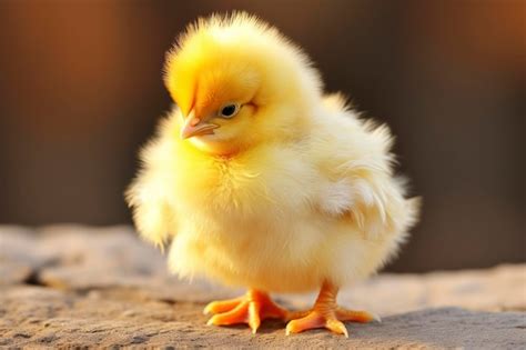 Premium AI Image | Colorful picture for kids cute baby chicken