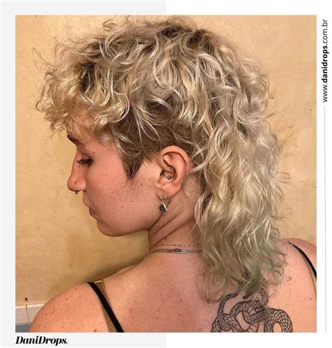 Mullet Corte Cacheado - Corte de Cabelo Mullet para Cabelos Cacheados - Veja 10 inspirações de ...