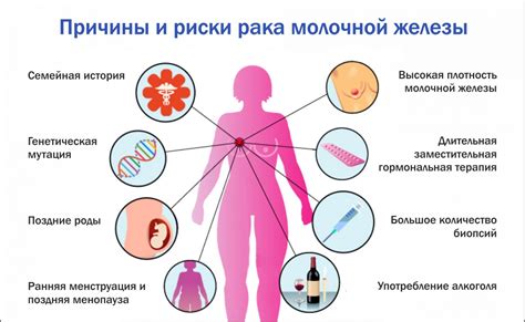 Причины и факторы риска развития рака молочной железы