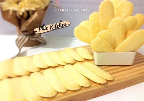 resep lidah kucing premium  oleh phie kitchen cookpad