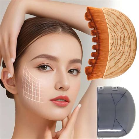 Amazon.com: Lymphatic Contour Face Brush for Facial Lymph Drainage