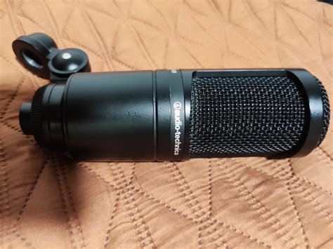 Audio Technica At2020 XLR Condenser Microphone, Audio, Microphones on ...